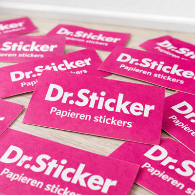 Papieren stickers